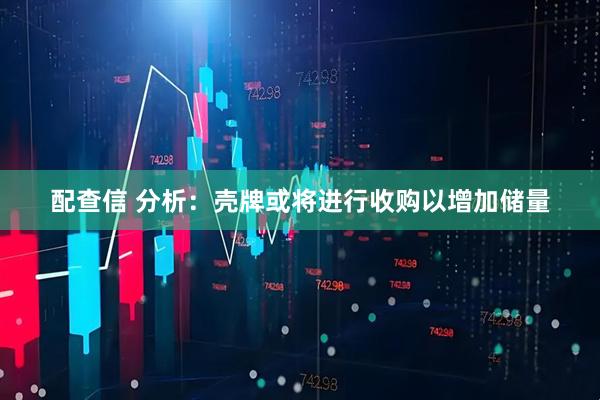 配查信 分析：壳牌或将进行收购以增加储量