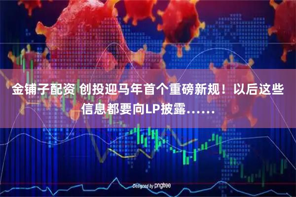 金铺子配资 创投迎马年首个重磅新规！以后这些信息都要向LP披露……